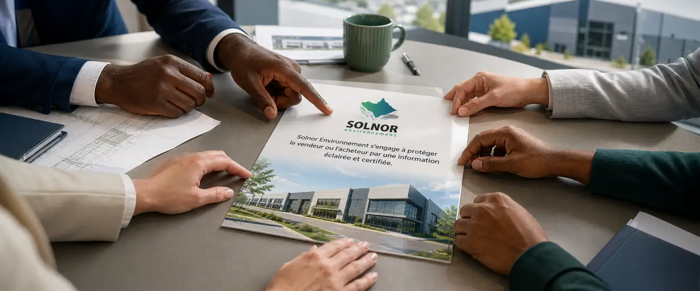 Les études environnementales de Solnor Environnement vise à protéger vendeur et acheteur lors d'une transaction immobilière Les études environnementales de Solnor Environnement vise à protéger vendeur et acheteur lors d'une transaction immobilière