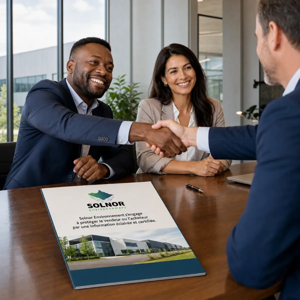 Solnor Environnement s’engage à protéger le vendeur ou l’acheteur | Information éclairée et certifiée sur les impacts en transaction immobilière.